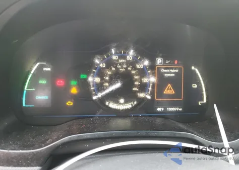 2019 Hyundai Ioniq Blue из США, поврежденный, VIN KMHC65LC3KU179074